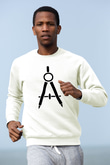 Mimar Beyaz Unisex Sweatshirt