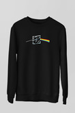 Minecraft Siyah Unisex Sweatshirt