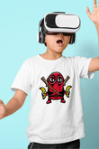 Minionpool Baskılı Beyaz Unisex Çocuk Tişört