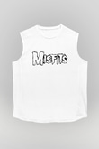 Misfits Beyaz Unisex Kolsuz Tişört