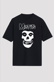 Misfits Siyah Unisex Oversize Tişört T-Shirt