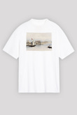 Mısır Harabeleri Beyaz Unisex Tişört T-Shirt - TişörtFabrikası