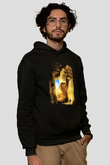 Mısır Harabeleri Siyah Unisex Hoodie