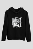 Miss May I Siyah Unisex Hoodie
