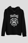 Miss May I Siyah Unisex Kapüşonlu Sweatshirt