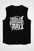 Miss May I Siyah Unisex Kolsuz Tişört
