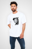 Missy Elliott Baskılı Unisex Beyaz Tişört