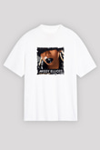 Missy Elliott Baskılı Unisex Beyaz Tişört