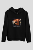 Missy Elliott Baskılı Unisex Siyah Hoodie