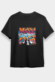 Missy Elliott Baskılı Unisex Siyah Tişört