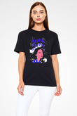 Mitski Baskılı Baskılı Unisex Siyah Tişört - Tshirt