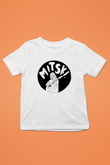 Mitski Baskılı Beyaz Unisex Beyaz Çocuk Tişört - Tshirt
