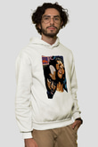 Mobb Deep Beyaz Unisex Kapüşonlu Sweatshirt