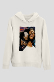 Mobb Deep Beyaz Unisex Kapüşonlu Sweatshirt