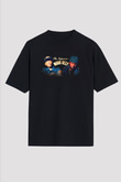 Mobb Deep Siyah Unisex Oversize Tişört T-Shirt