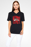 Mobb Deep Siyah Unisex V Yaka Tişört T-Shirt