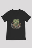 Mobb Deep Siyah Unisex V Yaka Tişört T-Shirt