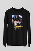 Monster Squad Siyah Unisex  Sweatshirt