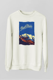 Mont Blanc Beyaz Unisex Sweatshirt