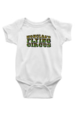 Monty Python's Flying Circus Baskılı Beyaz Unisex Bebek Body - Zıbın