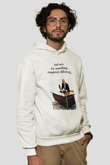 Monty Python's Flying Circus Beyaz Unisex Kapşonlu Sweatshirt