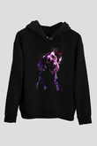 Mor KöpekSiyah  Unisex Hoodie