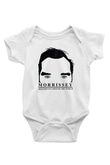 Morrissey Baskılı Beyaz Unisex Bebek Body - Zıbın