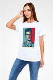 Morrissey Baskılı Unisex Beyaz Tişört - Tshirt