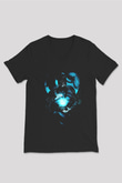 Mortal Kombat Siyah Unisex V Yaka Tişört T-Shirt
