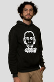 Mos Def Siyah Unisex Kapüşonlu Sweatshirt