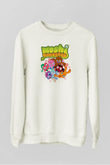 Moshi Monsters Beyaz Unisex Sweatshirt