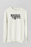 Motionless in White Baskılı Beyaz Unisex Sweatshirt