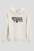 Motionless in White Baskılı Beyaz Unisex Kapüşonlu Sweatshirt