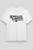 Motionless in White Baskılı Unisex Beyaz Tişört - Tshirt