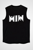 Motionless in White Baskılı Unisex Siyah Kolsuz Tişört - Tshirt