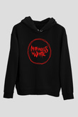 Motionless in White Baskılı Unisex Siyah Kapüşonlu Sweatshirt