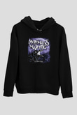 Motionless in White Baskılı Unisex Siyah Kapüşonlu Sweatshirt