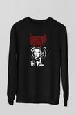 Motionless in White Baskılı Unisex Siyah Sweatshirt