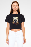 Motörhead After Shock Siyah Crop Top Tişört