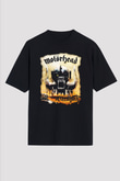 Motörhead After Shock Siyah Unisex Oversize Tişört T-Shirt