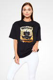Motörhead After Shock Siyah Unisex Oversize Tişört T-Shirt