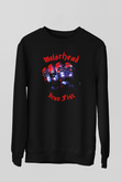 Motörhead Iron First Siyah Unisex Sweatshirt