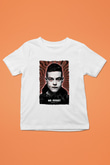 Mr. Robot Beyaz Unisex Çocuk Tişört