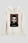 Mr. Robot Beyaz Unisex Hoodie