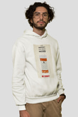 Mr. Robot Beyaz Unisex Hoodie
