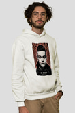 Mr. Robot Beyaz Unisex Hoodie