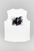 Mr. Robot Beyaz Unisex Kolsuz Tişört