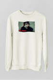 Mr. Robot Beyaz Unisex Sweatshirt