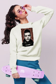 Mr. Robot Beyaz Unisex Sweatshirt