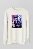 Mr. Robot Beyaz Unisex Sweatshirt